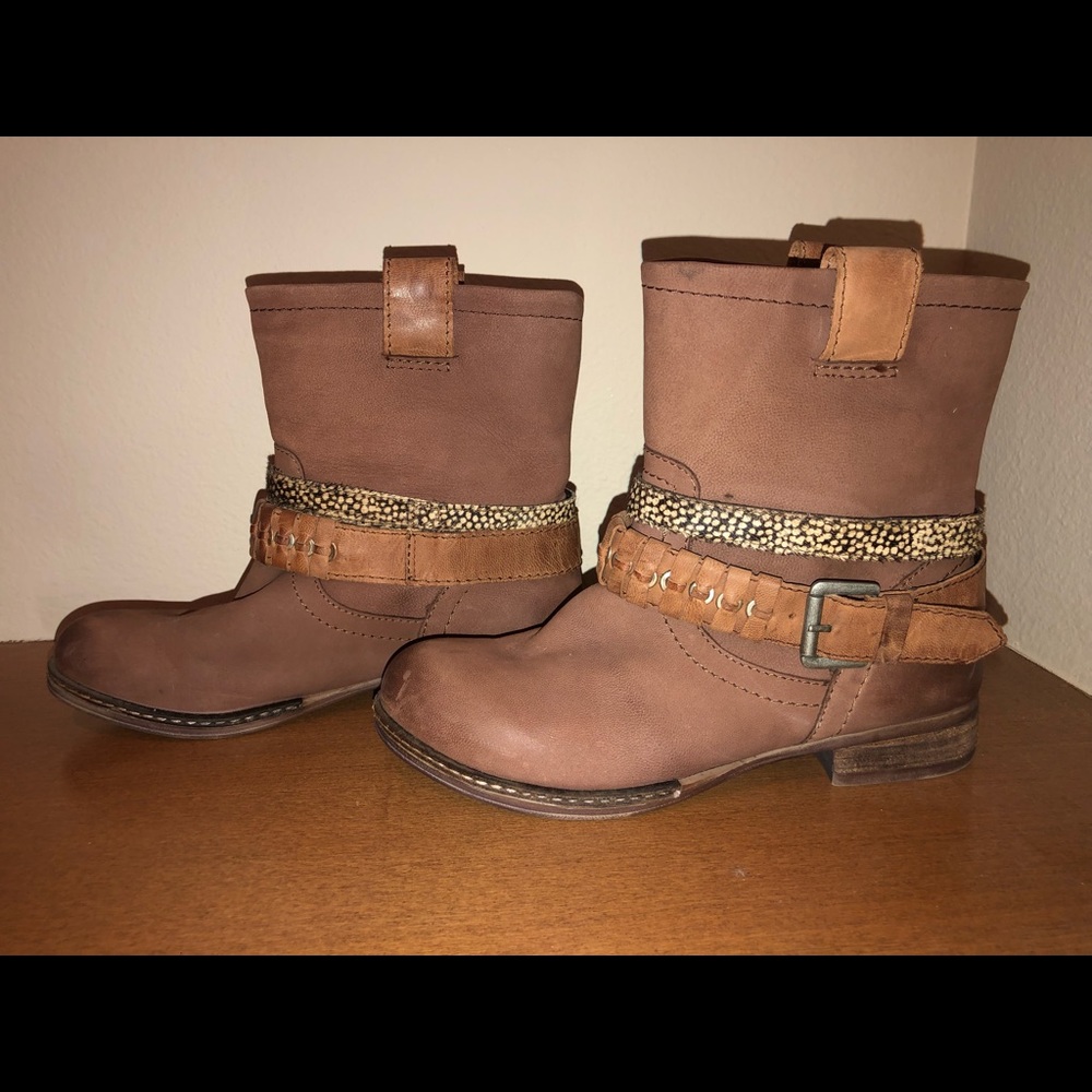 Brown booties
